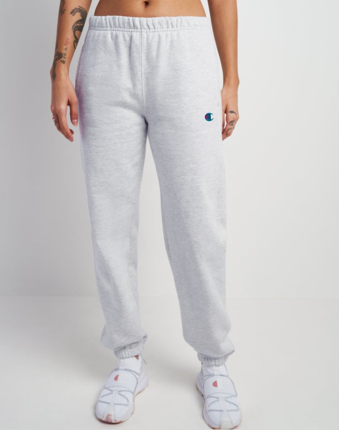 Champion Womens Sweatpants NZ - Reverse Weave Boyfriend Grey ( 5837-MBJUS )